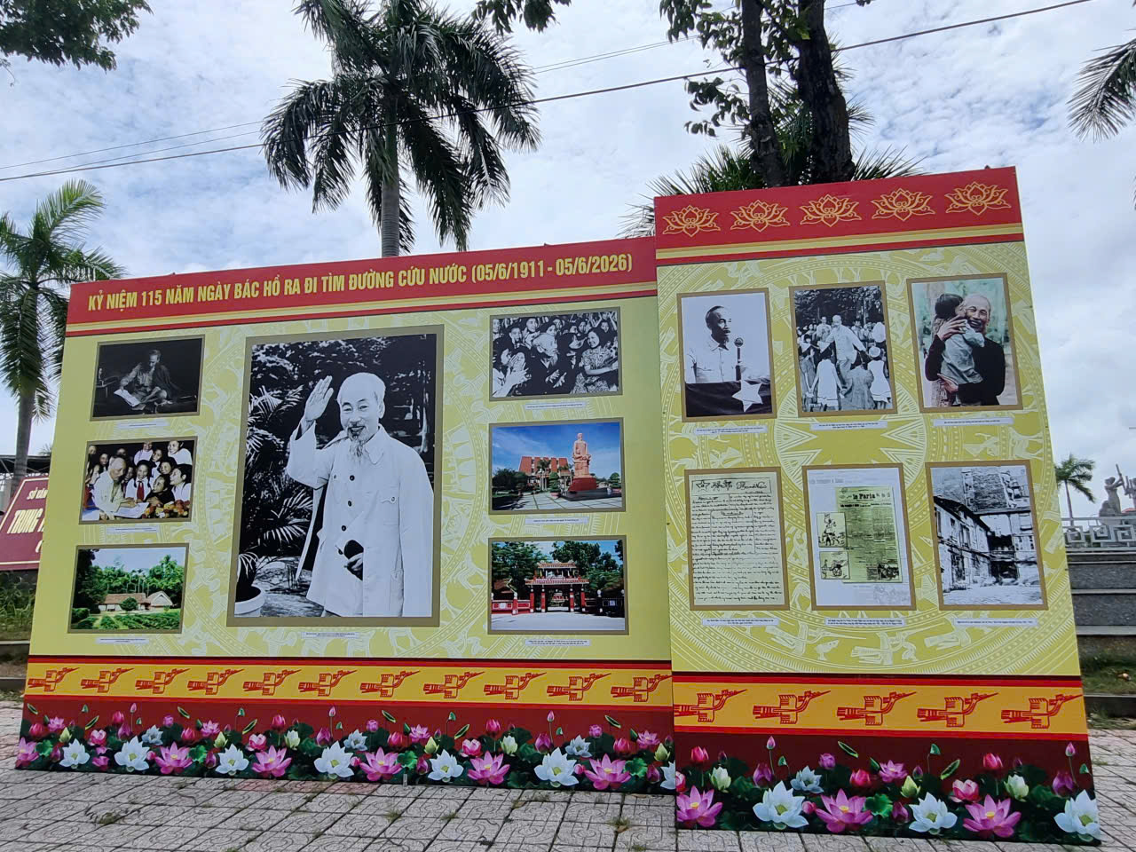 Triển lãm Kỷ niệm 115 năm Ngày Bác Hồ ra đi tìm đường cứu nước (05/6/1911 - 05/6/2026) tại trung tâm Văn hóa Điện ảnh thành phố  cơ sở 2 phường Bình Phước